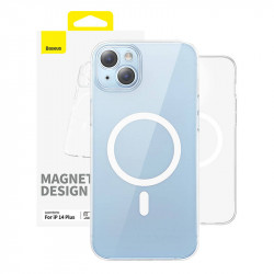 Husa magnetica pentru telefon pentru seria iP 14 Plus Baseus OS-Lucent (transparenta)