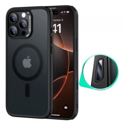 Husa MagSafe pentru Apple iPhone 16 Pro Max, ESR, Classic Hybrid Slide, Neagra Satinata