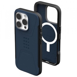 Husa MagSafe pentru Apple iPhone 16 Pro, Urban Armor Gear, Civilian, Bleumarin