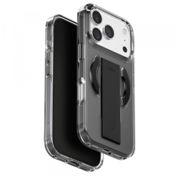 Husa MagSafe pentru Apple iPhone 17 Pro, UNIQ, Heldro Air MagClick, Neagra