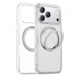 Husa MagSafe pentru Apple iPhone 18 Pro Max / 17 Pro Max, Torras, Ostand O1 Guardian, Transparenta