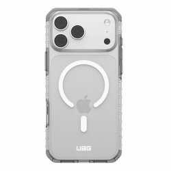 Husa MagSafe pentru Apple iPhone 18 Pro Max / 17 Pro Max, Urban Armor Gear, Plyo LT, Argintie
