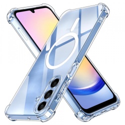 Husa MagSafe pentru Samsung Galaxy A25 A256, Techsuit, Shockproof, Transparenta