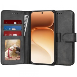 Husa pentru Honor 600 Pro, Techsuit, Diary Book, Neagra