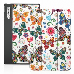 Husa pentru Lenovo Yoga Tab Plus, Techsuit, FoldPro Butterfly, Multicolor