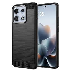 Husa pentru Motorola Edge 70 Max, Techsuit, Carbon, Neagra