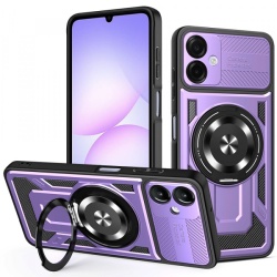 Husa pentru Samsung Galaxy A07 4G A075, Techsuit, RuggedCam, Mov