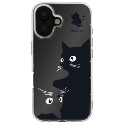 Husa pentru Samsung Galaxy S25 Ultra S938, OEM, Ultra Trendy Cat, Neagra