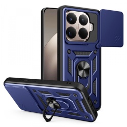 Husa pentru Xiaomi 15T Pro, Techsuit, CamShield, Albastra