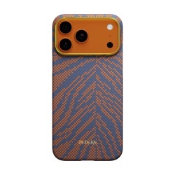 Husa Pitaka pentru iPhone 17 Pro, Breath of Veins, Edge Case, Burning Orange