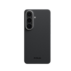 Husa Pitaka pentru Samsung Galaxy S26, Edge Ultra-Slim Case, Negru/Gri