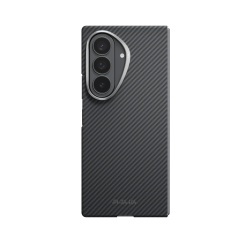 Husa Pitaka pentru Samsung Galaxy Z Fold8 Ultra, Slim Case Classic, Negru/Gri