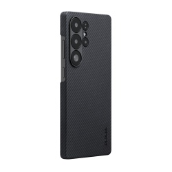 Husa Pitaka Samsung Galaxy S25 Ultra Mag EZ Case Twill Negru/gri