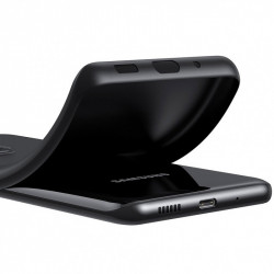 Husa Plastic Baseus Wing Pentru Samsung Galaxy S20 Plus G985 / Samsung Galaxy S20 Plus 5G G986, Slim, Neagra - Img 2