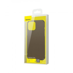 Husa Premium Baseus Cu Spate Sticla Matta Si Rama Din Silicon Pentru iPhone 12 Mini Negru - Img 3