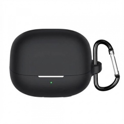 Husa Techsuit Silicone pentru Xiaomi Buds 5 Pro, Neagra