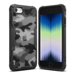 Husa telefon, Ringke, Pentru iPhone 7 / 8 / SE 2020 / 2022, Gri/Negru