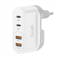 Incarcator de perete Budi 326TQE, 2xUSB, 40W (alb)