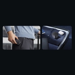 Incarcator inductiv Ugreen W702 3in1 cu MagSafe / Qi2 si port USB-C pentru telefon / casti - negru - Img 4
