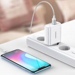 Incarcator priza Ugreen USB Type C / USB 36 W Quick Charge 4.0 Power Delivery white (60468 CD170) - Img 5