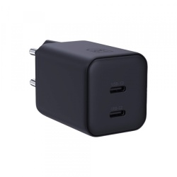 Incarcator Retea 3MK Hyper, 45W, 2 x USB-C, Negru