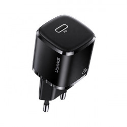 Incarcator retea USAMS 1XUSB-C T36 MINI 20W negru