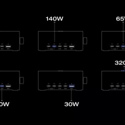 Incarcator si statie de incarcare EcoFlow RAPID Pro 320W, 5 porturi GaN, Negru - Img 9