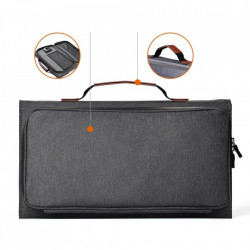 Incarcator solar pliabil Choetech Solar fotovoltaic 36W USB / USB tip C (94 x 36 cm) Gri (SC006) - Img 3