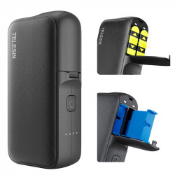 Incarcator TELESIN+bank de putere pentru GoPro Hero 11/10/9 GP-PB-001 - Img 3