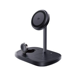 Incarcator wireless Baseus EnerFill FS41 3-in-1, 22.5W, TEC Cooling, Negru (incarcator 45W si cablu USB-C 1m inclus)