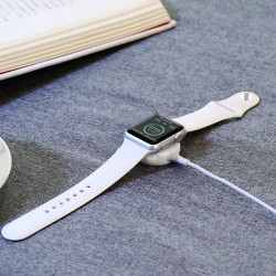 Incarcator wireless MFI Qi Ugreen pentru Apple Watch cu cablu incorporat 1m alb (CD177) - Img 6
