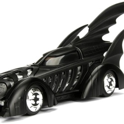 JADA DC SET BATMAN FOREVER FIGURINA BATMAN SI MASINUTA METALICA BATMOBILE SCARA 1 LA 24 - Img 2