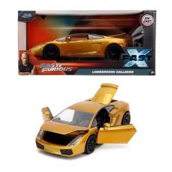 JADA FAST FURIOUS MASINUTA METALICA LAMBORGHINI GALLARDO AURIU SCARA 1 LA 24 - Img 3