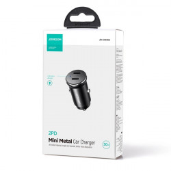 Joyroom JR-CCN06 30W 2x USB-C mini încărcător auto metal - negru - Img 5