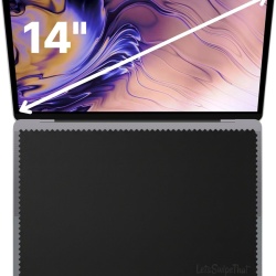 Lavetă Microfibră pentru MacBook Pro 14 inch M4, Protecție Tastatură și Curățare Ecran, 29,5 x 20,5 cm