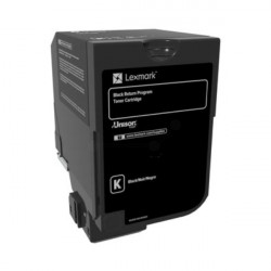 LEXMARK 74C2HKE TONER CARTRIDGE BLACK