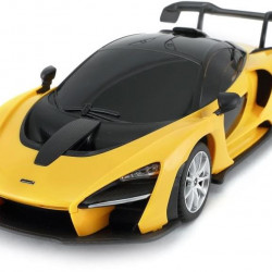 MASINA CU TELECOMANDA MCLAREN SENNA GALBEN CU SCARA 1 LA 24 - Img 3