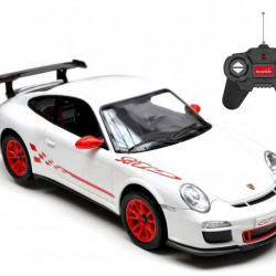 MASINA CU TELECOMANDA PORSCHE GT3 RS ALB CU SCARA 1 LA 24