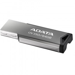 Memorie USB Adata USB 3.2, 64 GB, clasica, argintiu, carcasa metalica