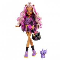 MONSTER HIGH PAPUSA CLAWDEEN WOLF CU ANIMALUT SI ACCESORII - Img 2