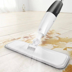 Mop XIAOMI DEERMA (2018) cu pulverizator si rezervor apa, functie atomizare si uscare rapida, rotatie 360 grade, Alb - Img 3
