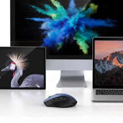 Mouse optic wireless Ugreen MU006 USB 2.4GHz / Bluetooth 5.0 4000 DPI - albastru - Img 4