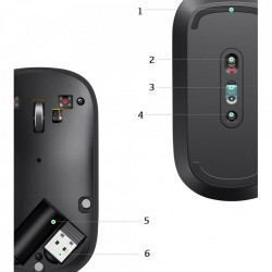 Mouse USB fara fir Ugreen negru (mu001) - Img 8