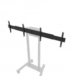 NM Newstar adaptor 2 ecrane, negru - Img 2