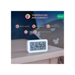 Nous E6 smart Tuya Zigbee wireless temperature and humidity sensor with LCD display - Img 2