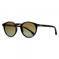 Ochelari De Soare Barbati Techsuit 31235, Polarizati, Negri Galbeni
