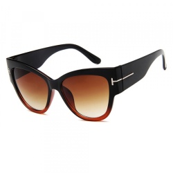 Ochelari De Soare Dama Techsuit 9778, Negri Maro Inchis