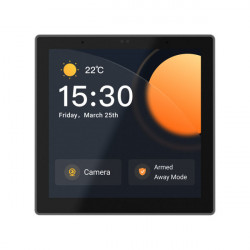 Panou de control al casei inteligente Sonoff cu ecran tactil Zigbee 3.0 Google Assistant, Alexa negru (NSPanel Pro)