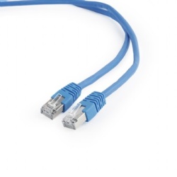 PATCH CORD FTP GEMBIRD Cat6, cupru-aluminiu, 2 m, albastru, AWG26, ecranat "PP6-2M/B" (timbru verde 0.08 lei)