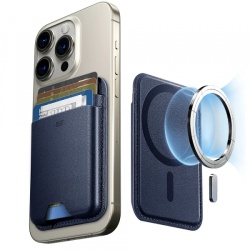 Portofel Magsafe, ESR, Boost, Bleumarin